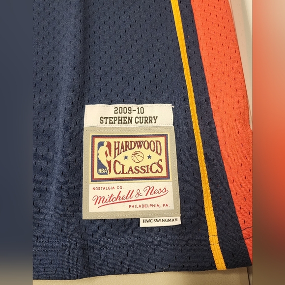 Mitchell & Ness Stephen Curry Golden State Warriors 2009-10 Jersey Size 2XL - Picture 2 of 9